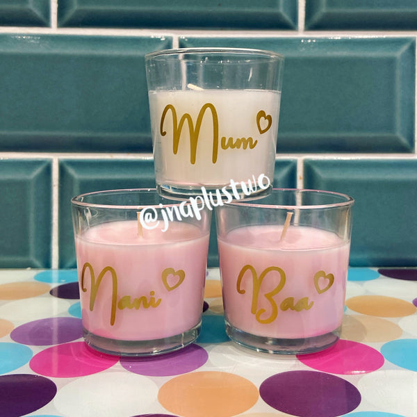 Personalised Candle
